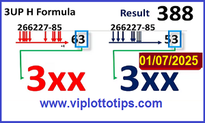 Thai Lottery 3UP Single Game 5 Star Tips Open H 01.07.2025