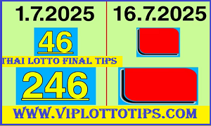 Thai Lottery 2Down Final Winning Tips 3up Formula 16.july.2568