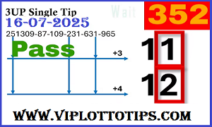 Thailand Lottery 2 Down Special Tips Single Digit Formula 16.07.2025