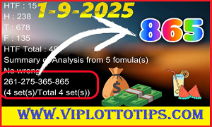 Thai Lottery Bangkok 4 Set Formula For Direct Set 01-09-2025
